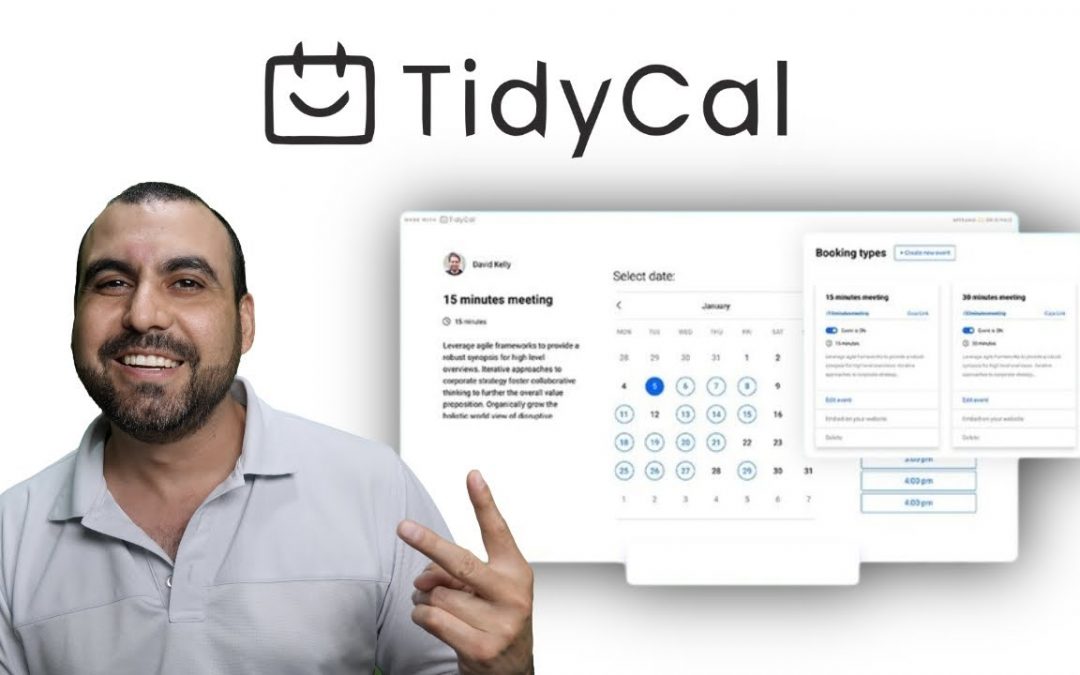 Your calendar app for scheduling and booking meetings TidyCal