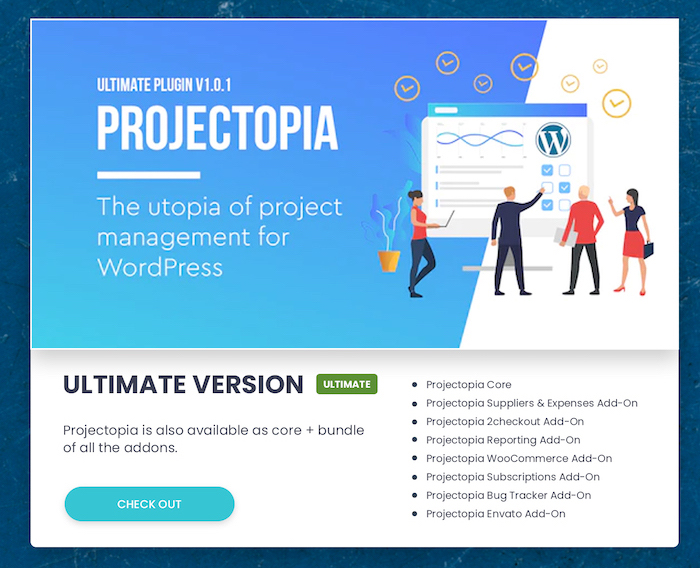 Projectopia - WordPress Project Management Plugin - 4