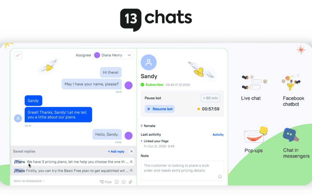 13chats - Build Live Chat Widget in minutes