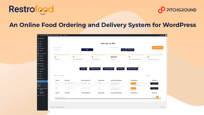 An Online Food Ordering And Delivery System For WordPress