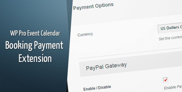 wordpress pro event calendar payment extension