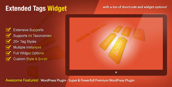 extended tags widget wordpress premium plugin