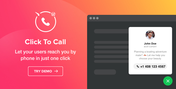 Click to Call – Call Button plugin for WordPress