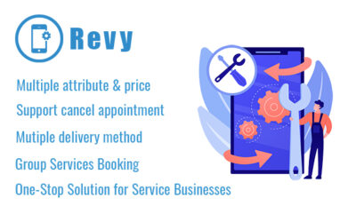 Revy – WordPress reserving system for restore service industries