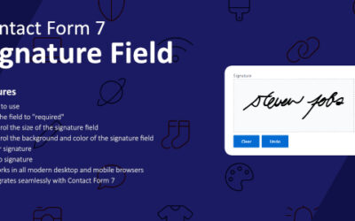 Signature Field for Contact Form 7