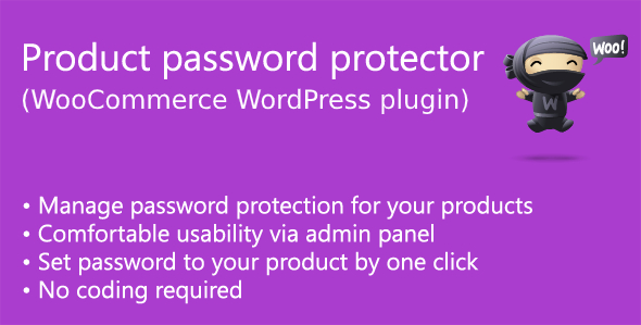 product password protector for woocommerce