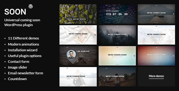 soon universal coming soon wordpress plugin