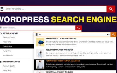 WP Search Engine – WordPress / WooCommerce / Custom Post Types