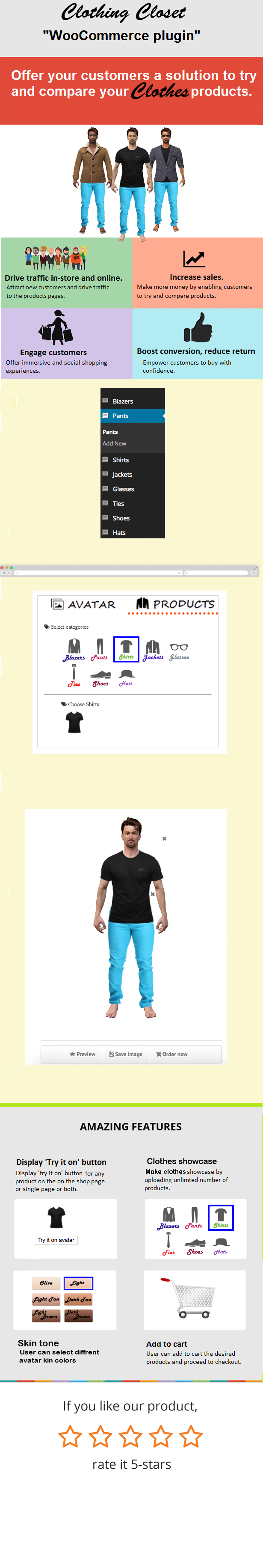 Clothing Closet Plugin | WooCommerce WordPress - 1