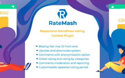 RateMash – Responsive WordPress Voting Contest Plugin