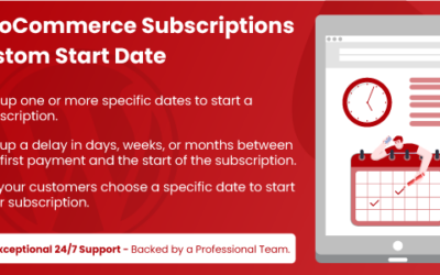 WooCommerce Subscriptions Custom Start Date